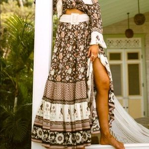 SPELL Portobello Maxi Skirt Sz. MEDIUM trades OBO